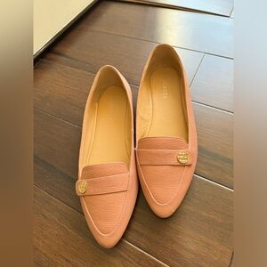 Talbots Blush Pink Leather Loafers